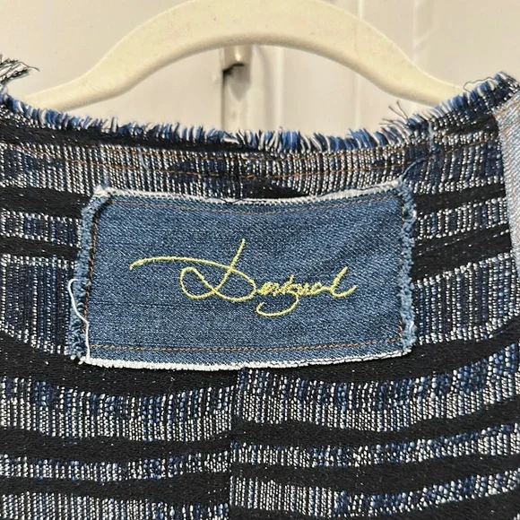 Desigual Denim Dress with Stud Details - Picture 3 of 5